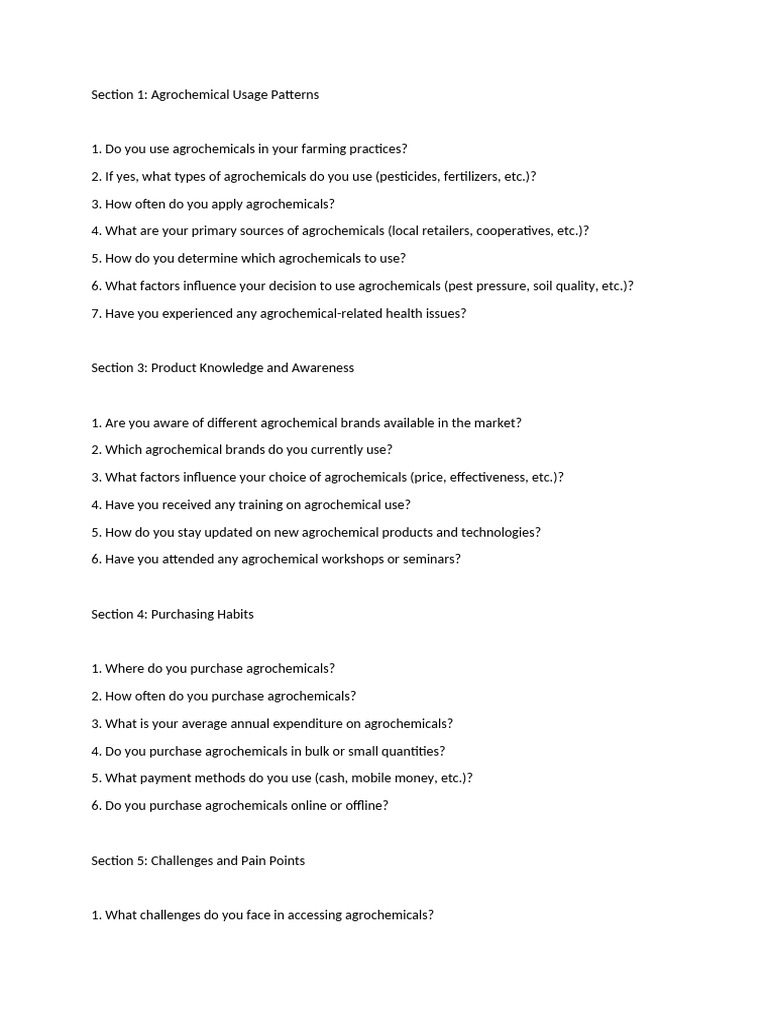 Agrochemical Usage Insights for Farmers | PDF | Statistics | Sampling ...