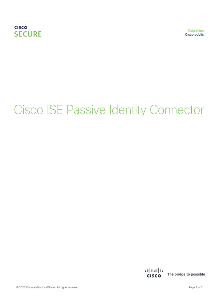 ise-passive-identity-connector-ds | PDF | Active Directory | Computer ...