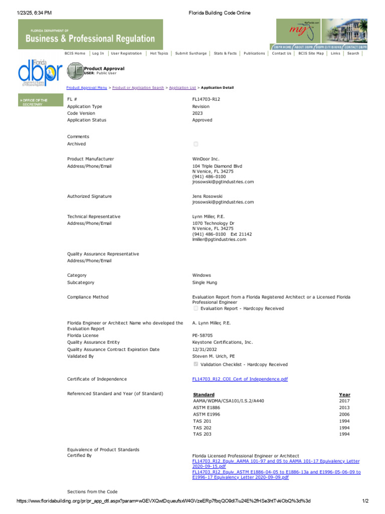 Florida Building Code Online