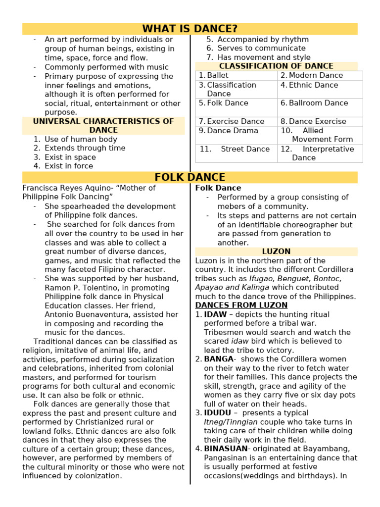 Physical Education and Health 1 4 | PDF | Ballroom Dance | Dances