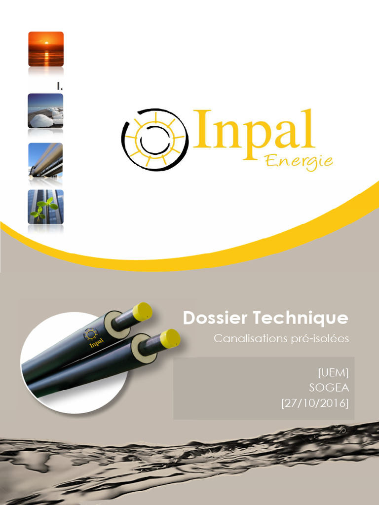 Canalisations Pré-Isolées INPAL Energie | PDF | Autodesk | France