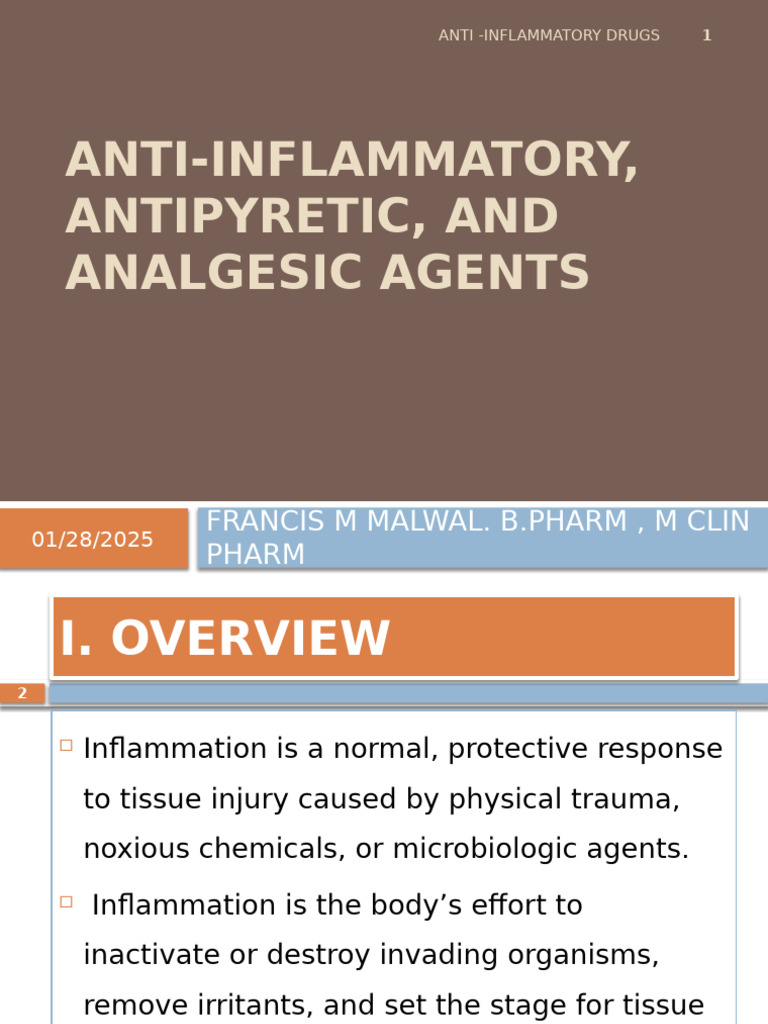 Anti-Inflammatory DRUGS | PDF | Gout | Nonsteroidal Anti Inflammatory Drug