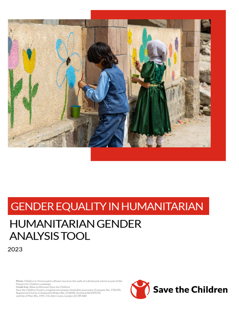 Humanitarian Gender Analysis Tool | PDF | Breastfeeding | Gender