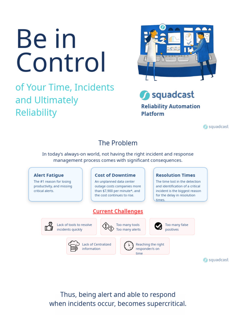 Optimize Incident Management with Squadcast | PDF | Automation | Computing