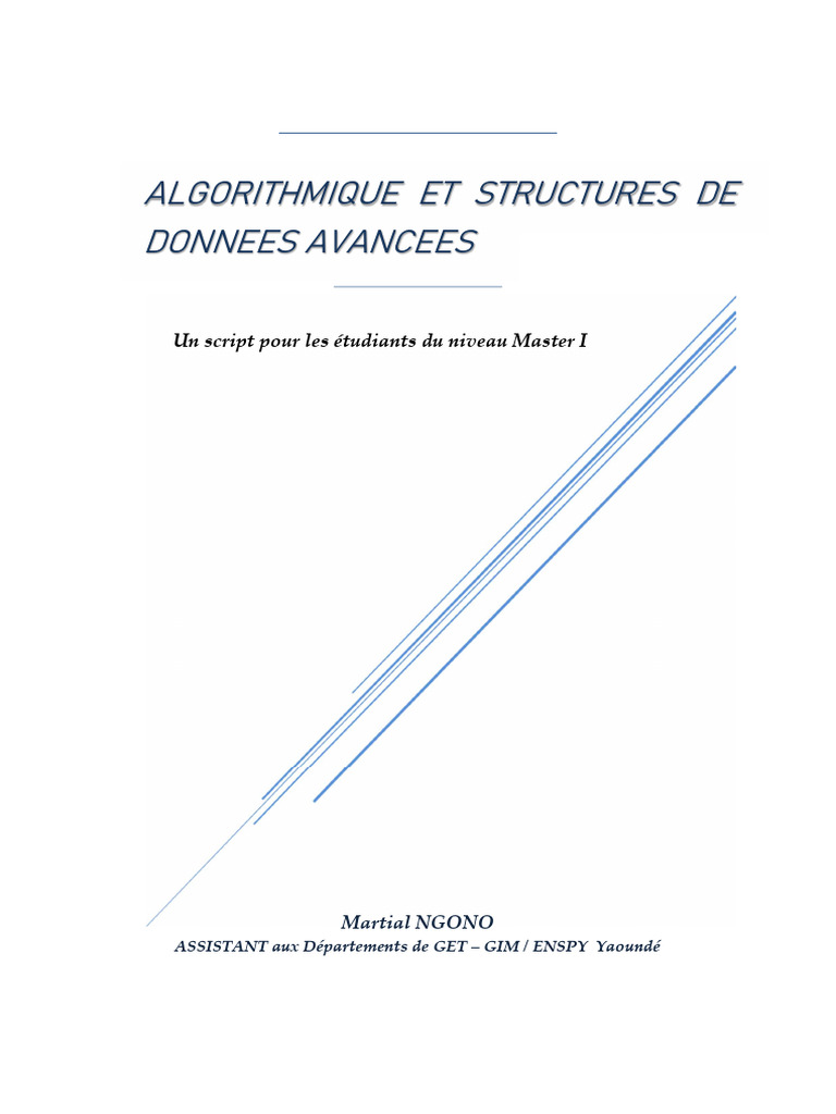 Algorithmes et Structures de Données Avancées | PDF | Pointeur ...