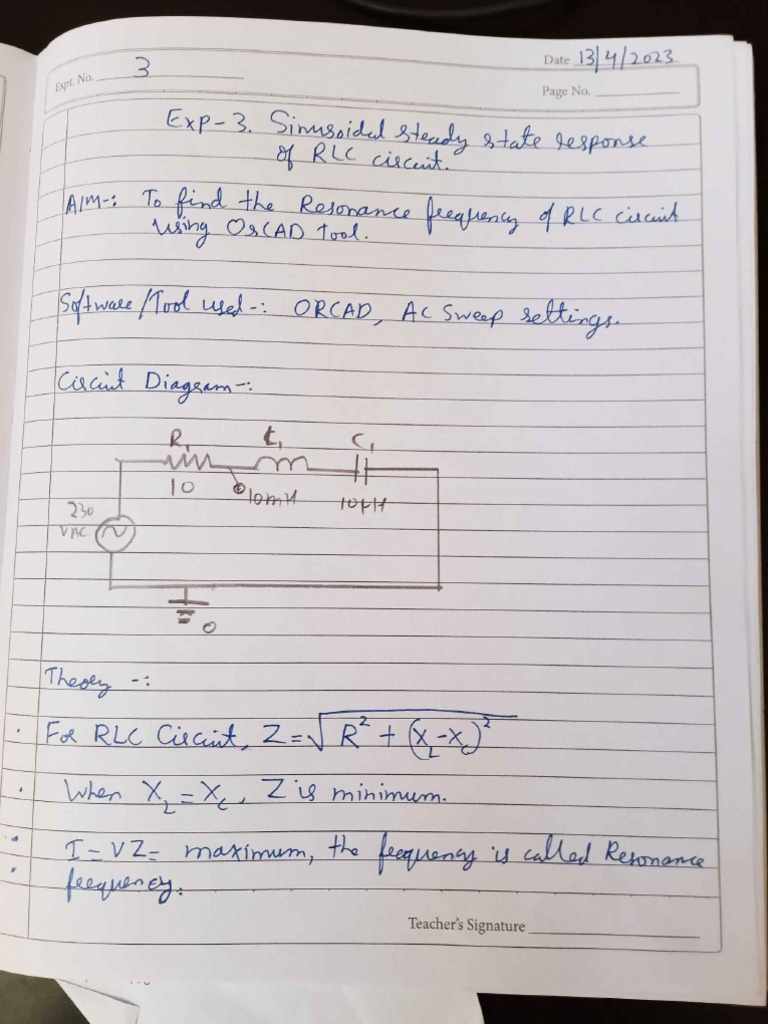 BEEE Exp 3 New | PDF