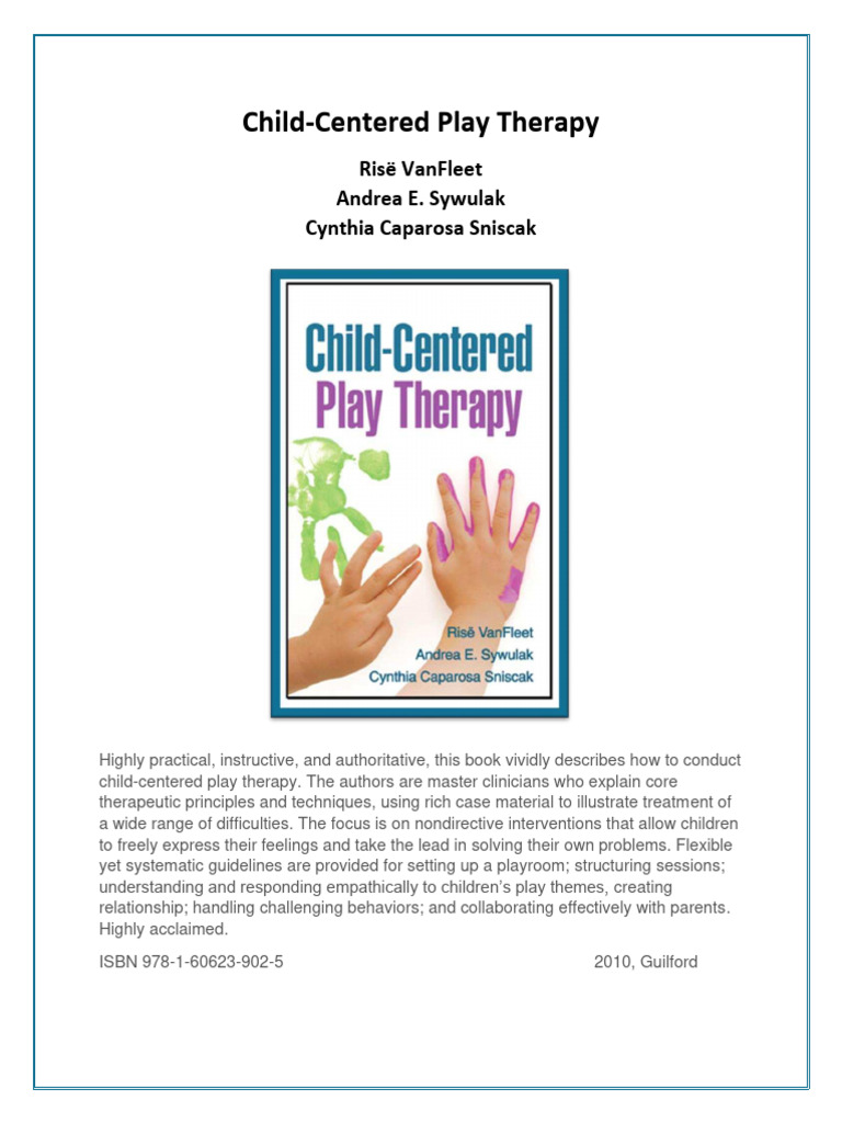 Child-Centered Play Therapy Guide | PDF