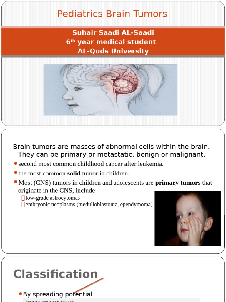 5-Pediatric Brain Tumor | PDF | Brain Tumor | Neoplasms