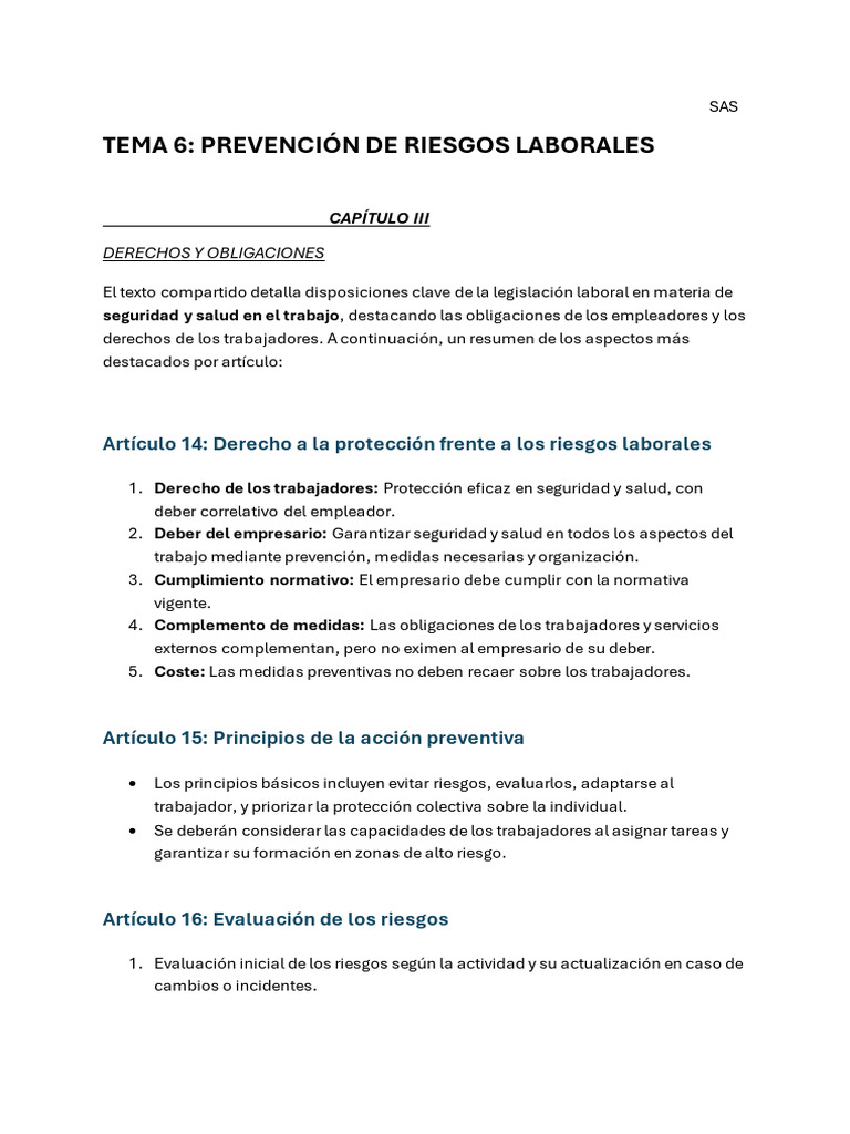 Derechos y Obligaciones en Riesgos Laborales | PDF | Lavado de manos ...