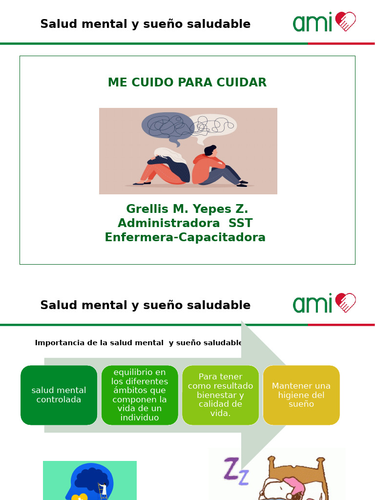 Salud Mental y Sueño: Estrategias Clave | PDF | Salud mental | Dormir