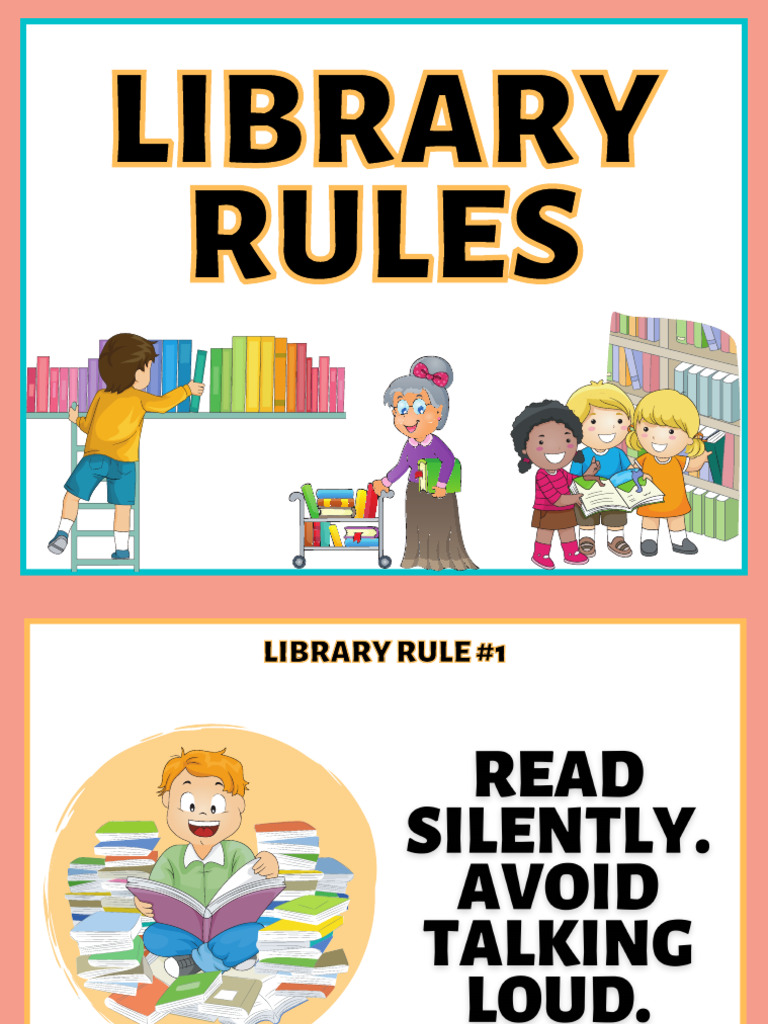Library Rules for Teaching Crafts | PDF