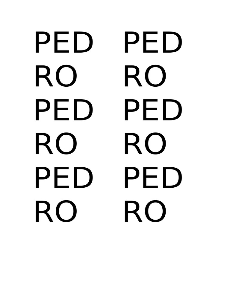 Pedro | PDF