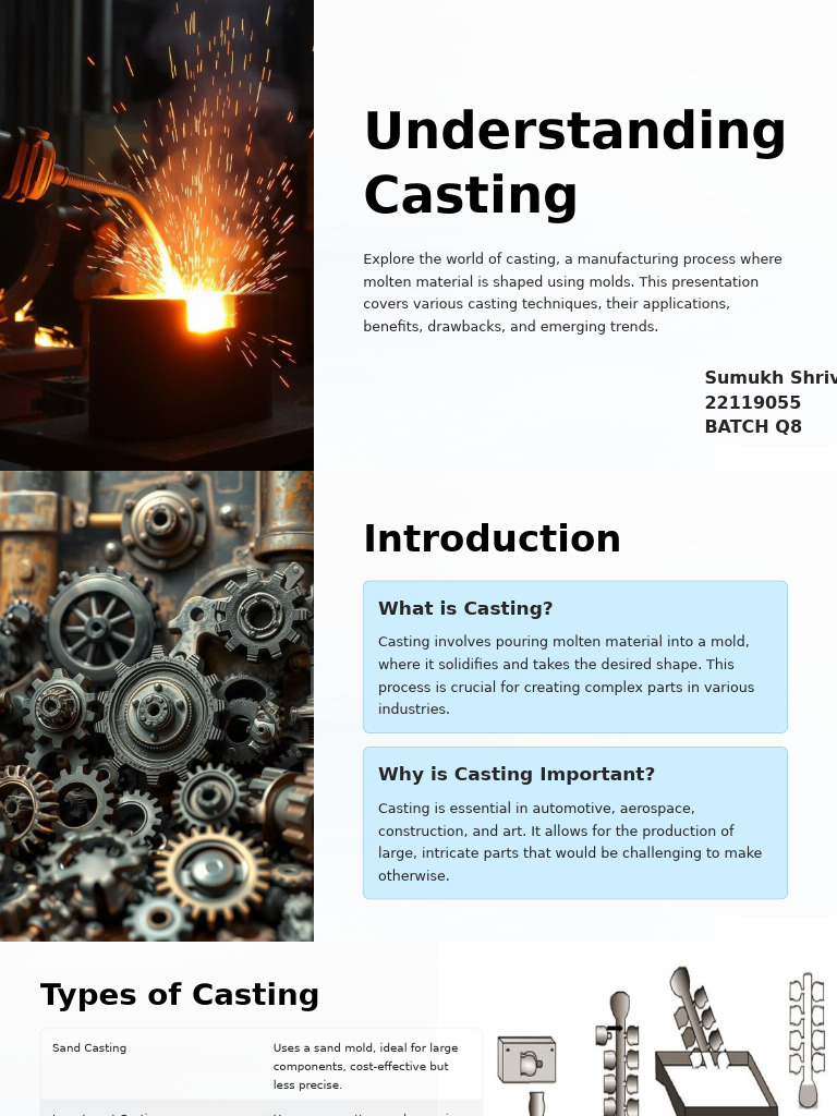 Understanding Casting | PDF | Applied And Interdisciplinary Physics ...