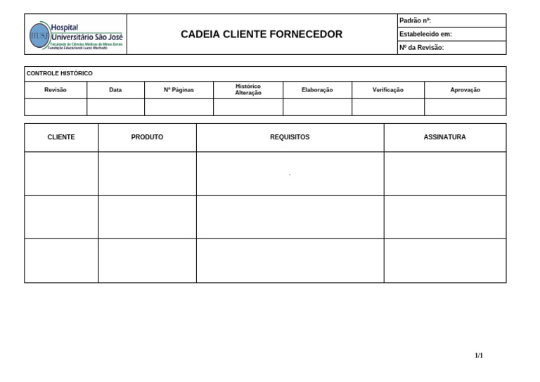 Cadeia Cliente Fornecedor | PDF