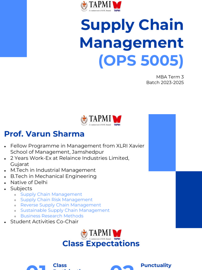 Supply Chain Management Overview 2023 | PDF | Supply Chain | Supply ...