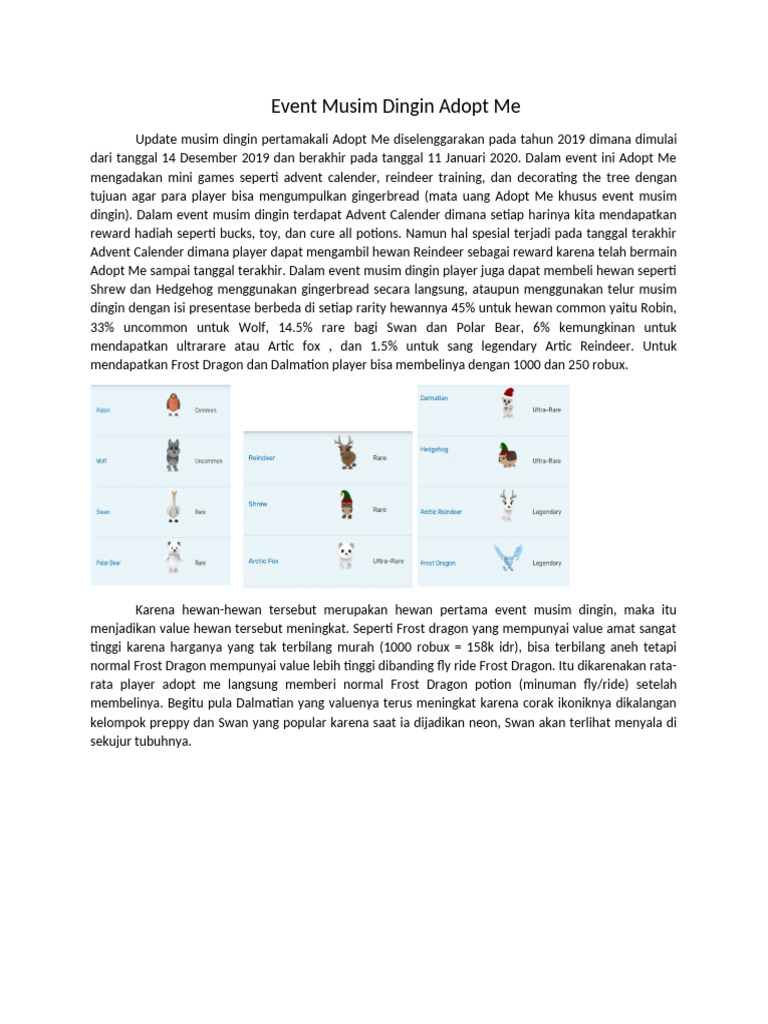 Adopt Me | PDF