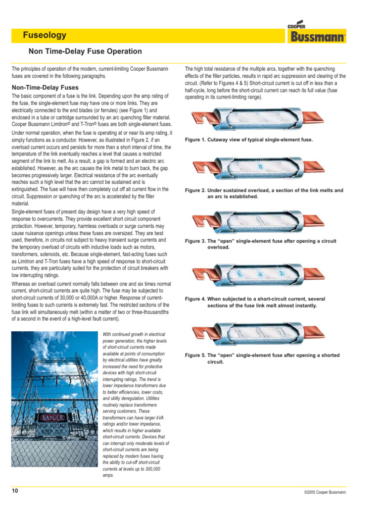 Bus Ele Tech Lib Fuses Non Time Delay | PDF | Fuse (Electrical ...