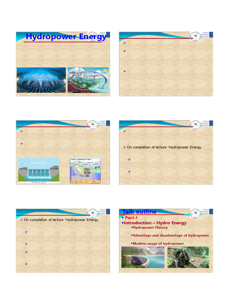 Hydropower Energy 10, 11 & 12 | PDF | Hydroelectricity | Hydropower