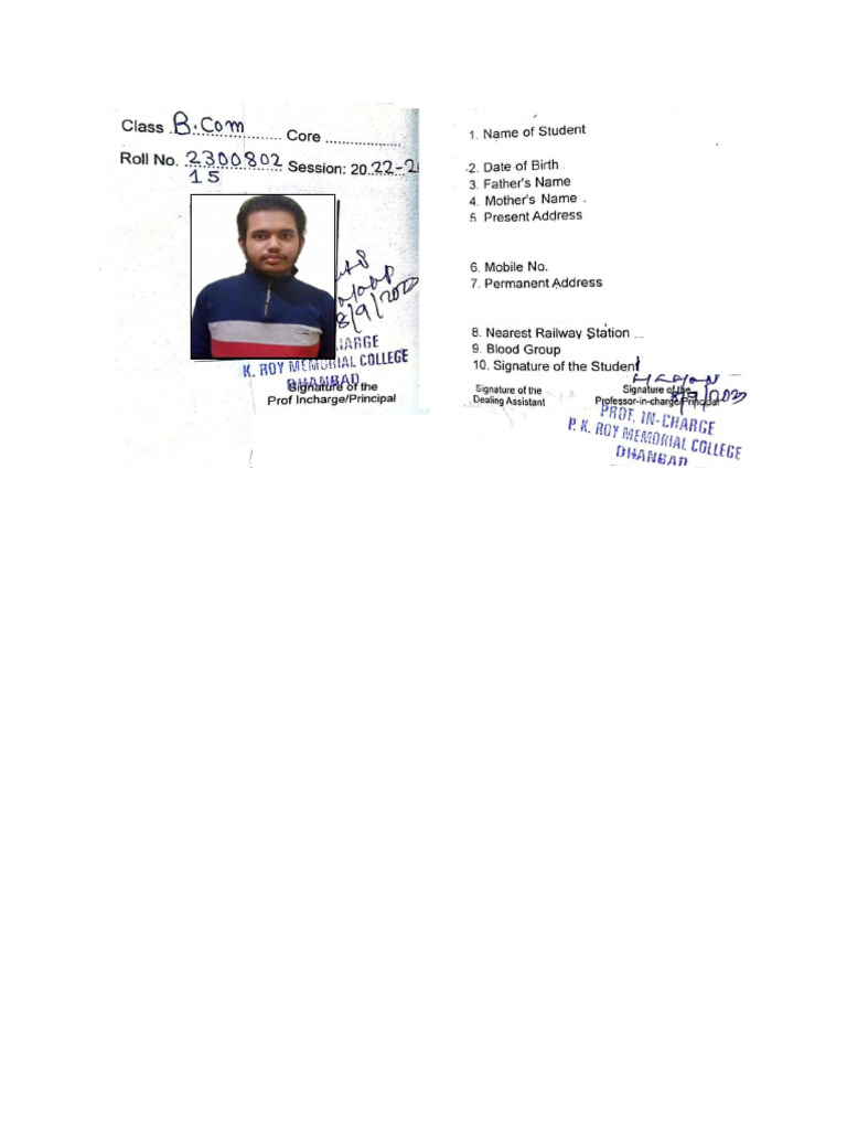 Id Card | PDF