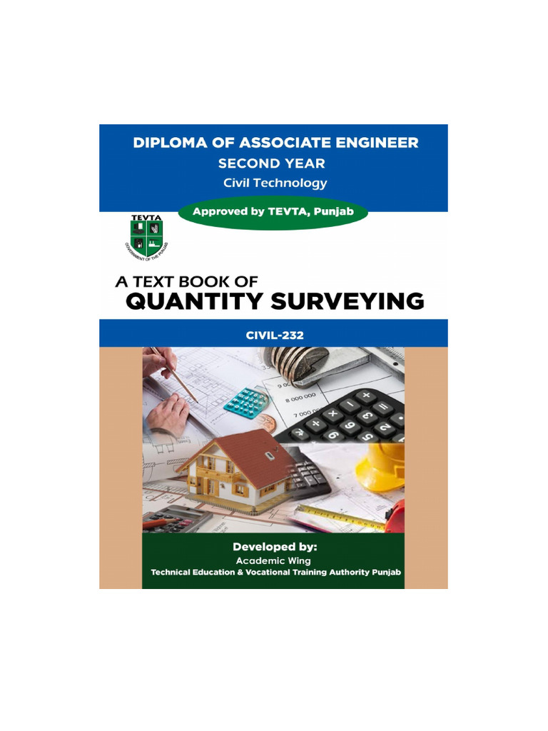 Quantity Surveying for DAE Students | PDF | Specification (Technical ...