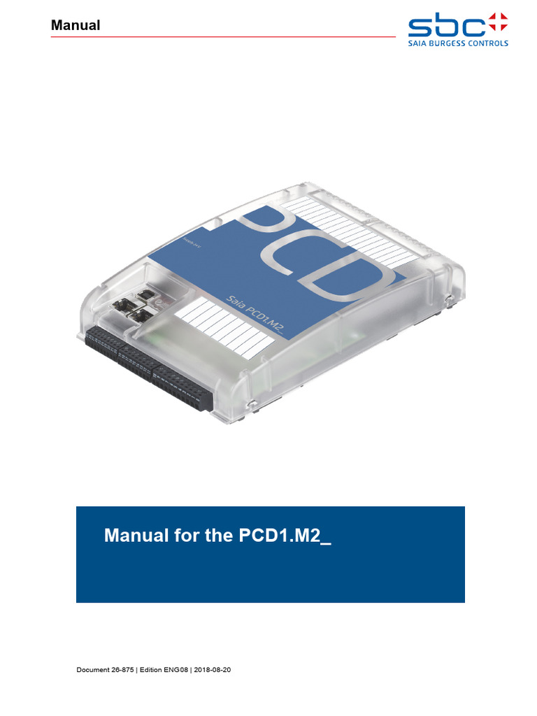PCD1.M2_ Hardware Manual Guide | PDF | Programmable Logic Controller ...