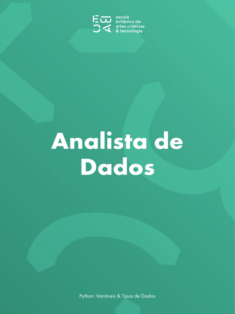 Python: Variáveis e Tipos de Dados | PDF | Python (linguagem de ...