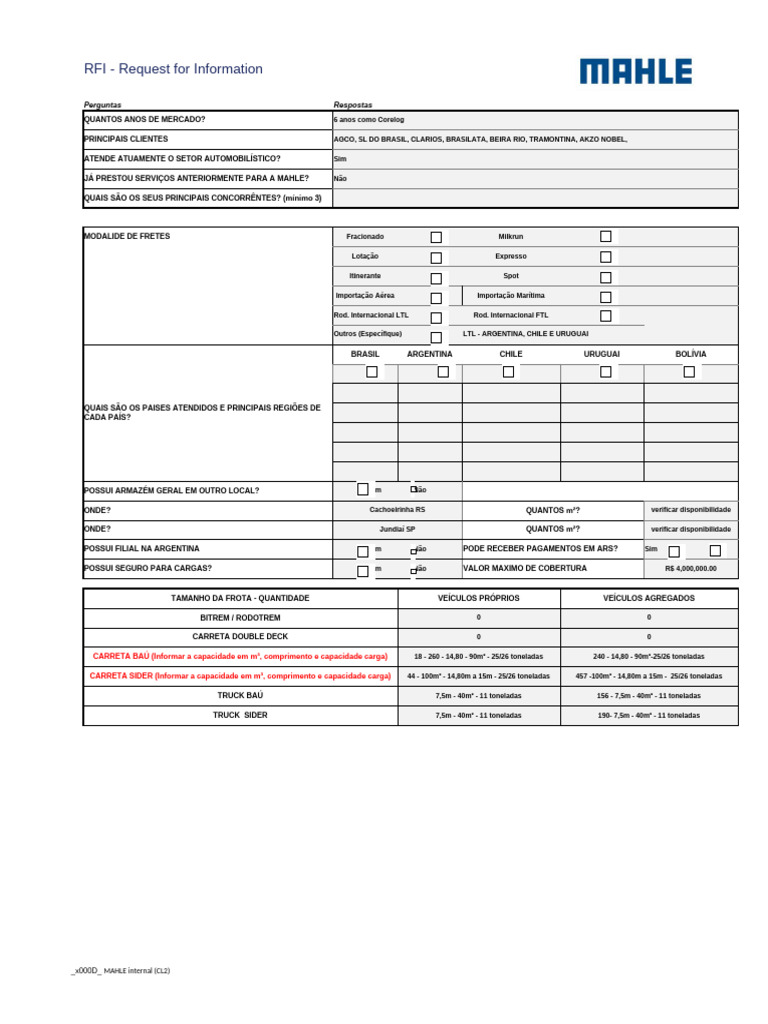 Cópia de 02. Formulário RFI | PDF