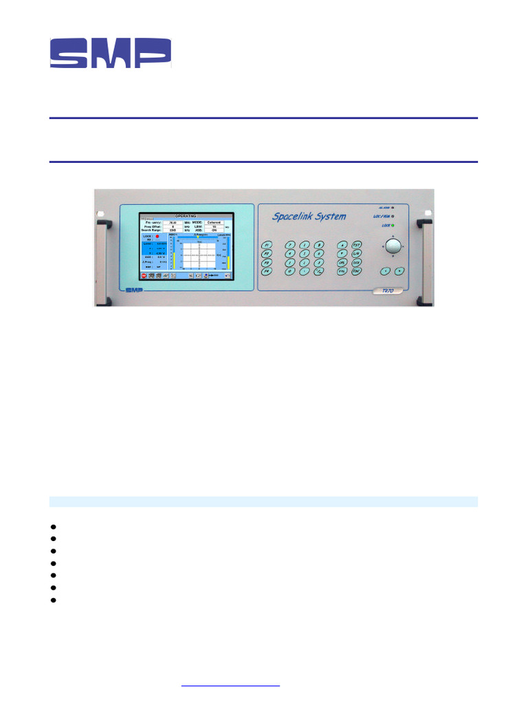 Spacelink TR70 | PDF