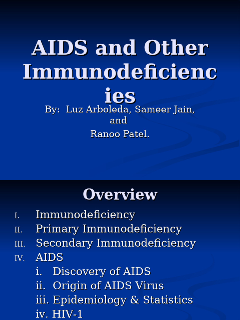 Understanding AIDS and Immunodeficiencies | PDF | Hiv | Immunodeficiency