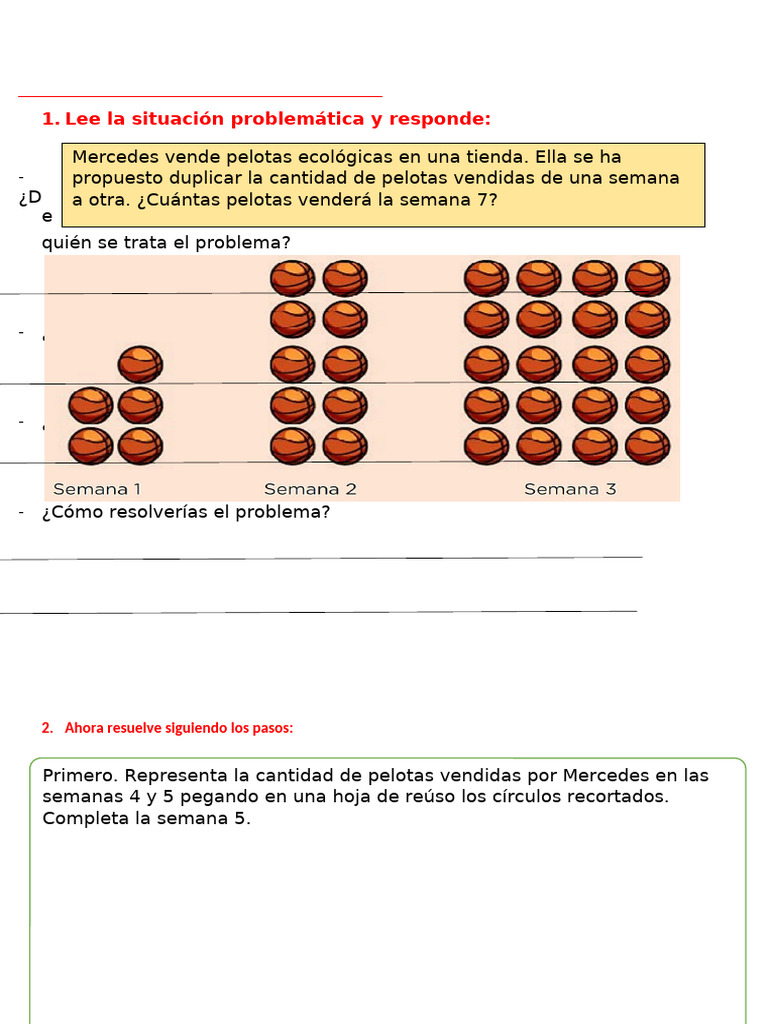 FICHA MATE - PATRONES MULTIPLICATIVOS | PDF