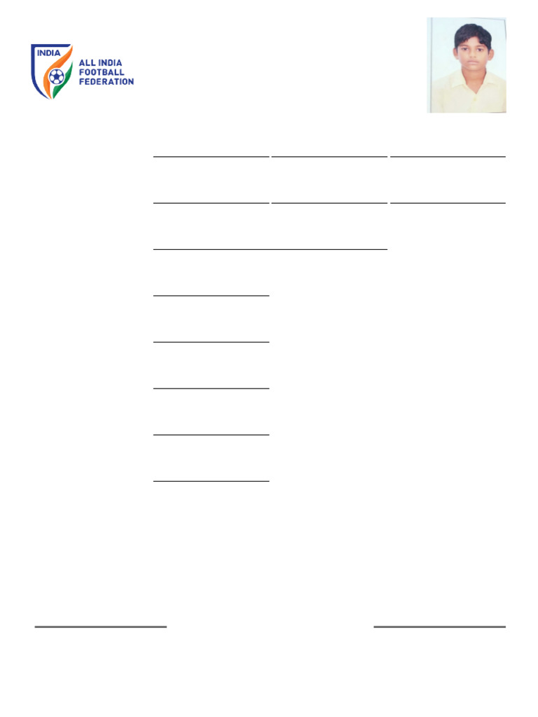 AIFF Parent Consent Form 2024-25 | PDF | Fifa | Football Codes