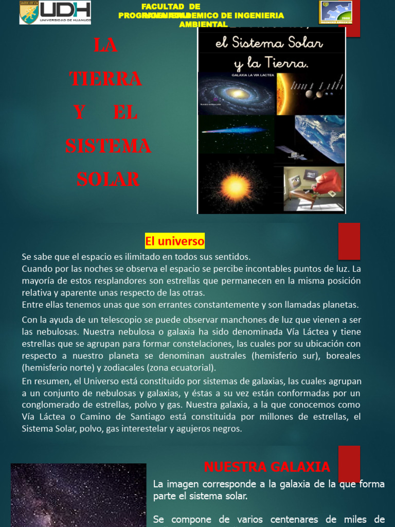 La Tierra y El Sistema Solar | PDF | Sistema solar | Tierra
