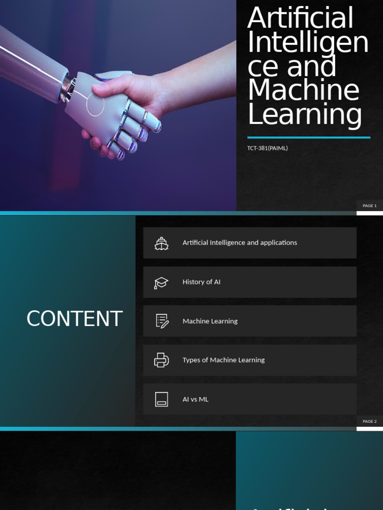 AIML Intro | PDF | Artificial Intelligence | Intelligence (AI) & Semantics