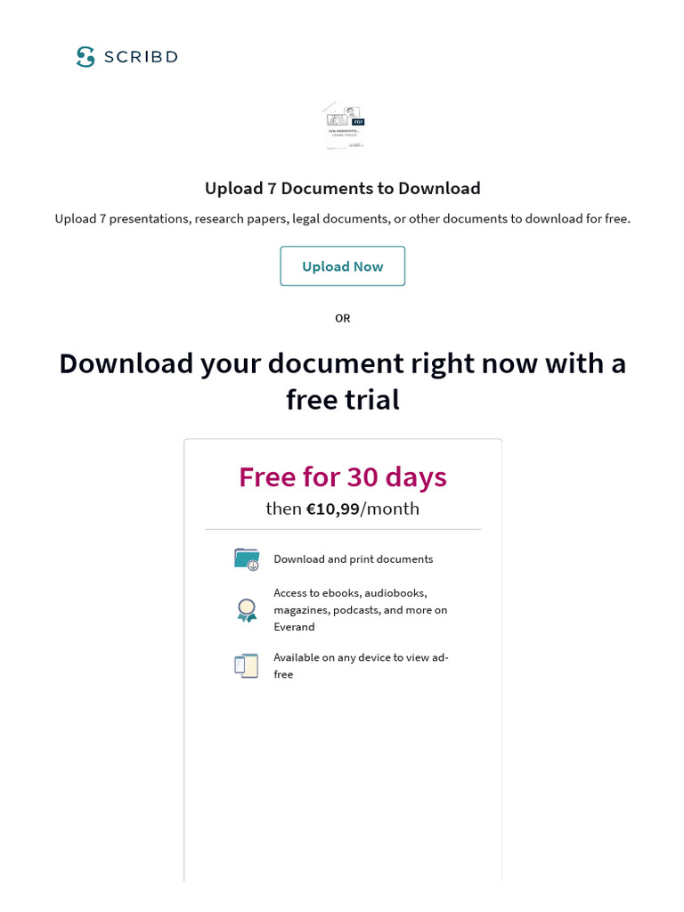 Upload Documents for Free Downloads | PDF