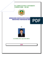 Certification Procedure For Vegetatively Propagated Crops
