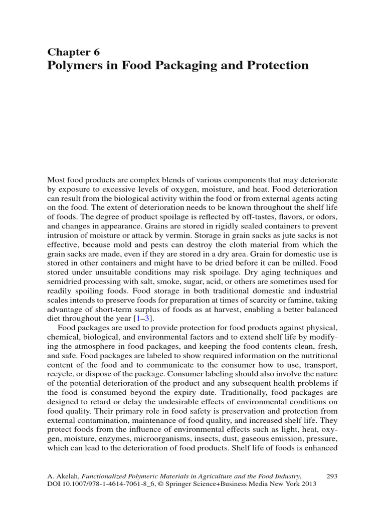 Food Packaging and Preservation Techniques | PDF | Polyethylene | Pulp ...