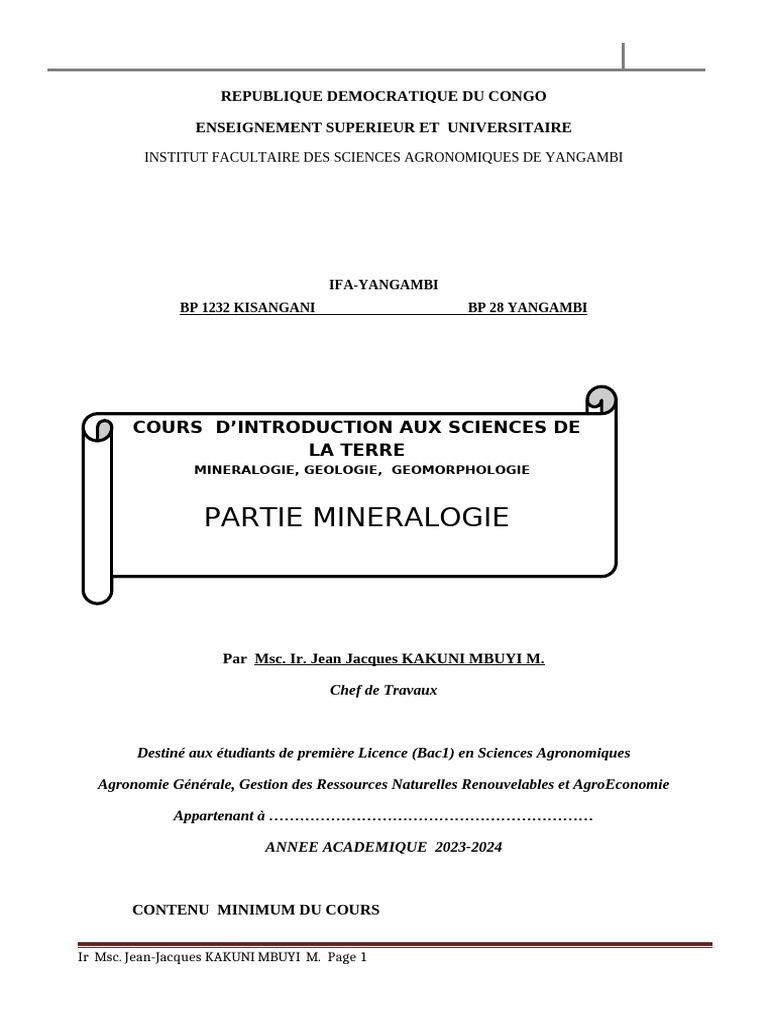 Introduction aux Sciences de la Terre | PDF | Planètes | Système solaire