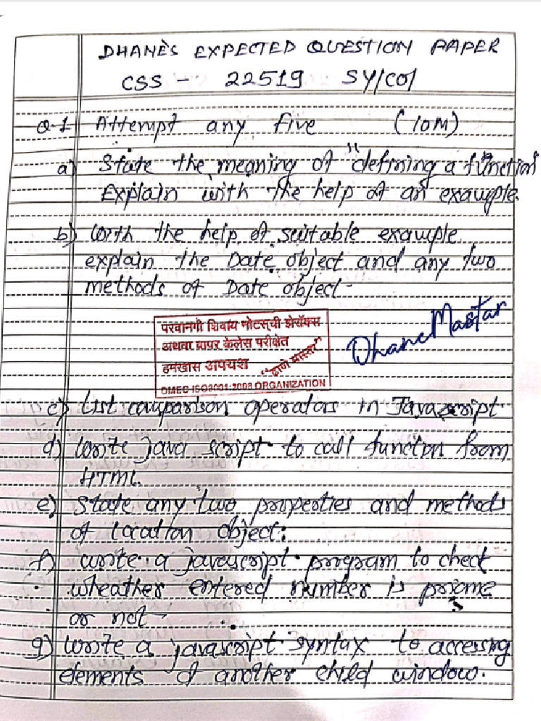 Dhane Css Imp | PDF