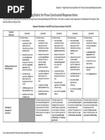 IWA Rubric 1 Page | PDF | Citation | Argument