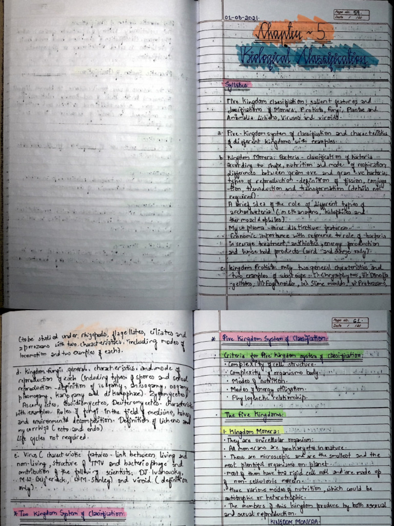 Biological Classification | PDF