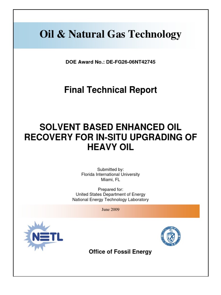 Crude Oil Parameters PDF Petroleum Oil Sands