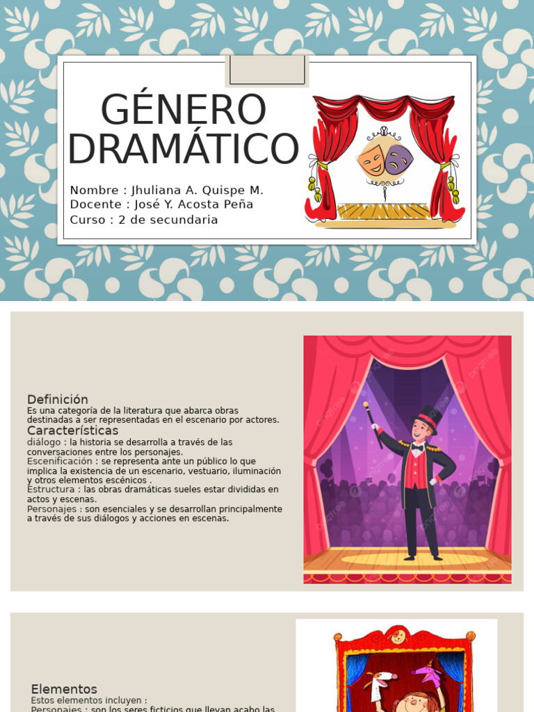 Género Dramático | PDF | Comedia | Tragedia