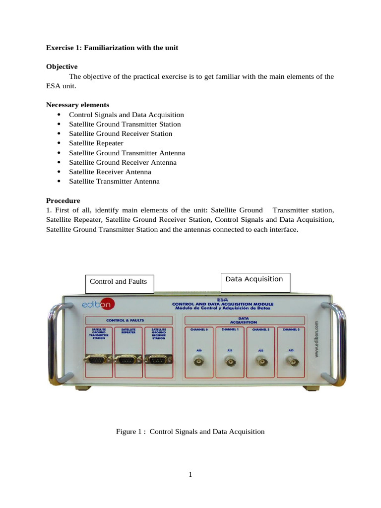ESA Unit: Satellite Communication Basics | PDF | Modulation | Frequency ...