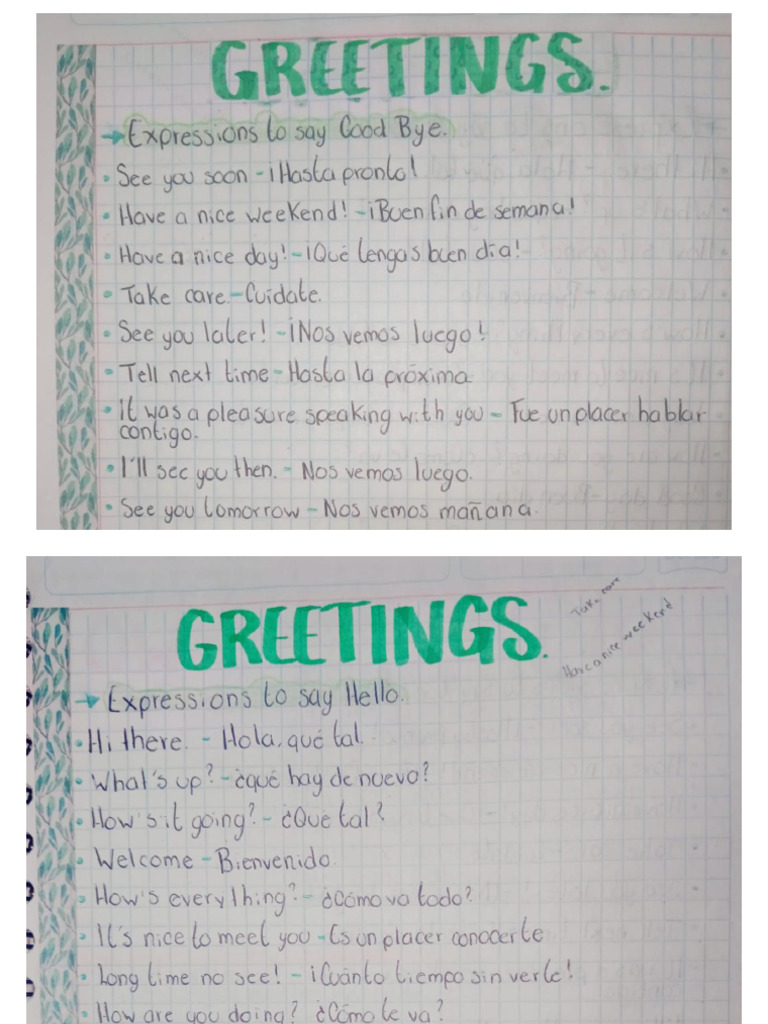 Greetings | PDF
