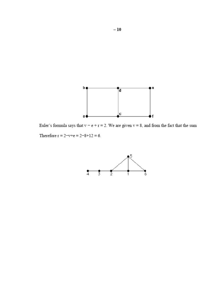 Solutions Tutorial Sheet-10 (Graph Theory) | PDF