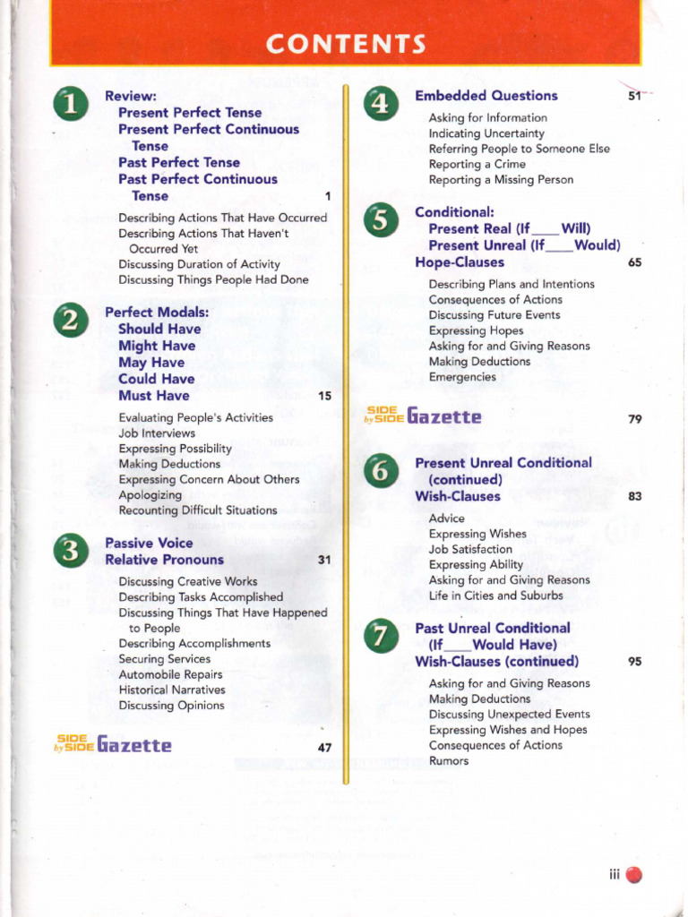 Grammar Focus: Perfect Tenses Guide | PDF