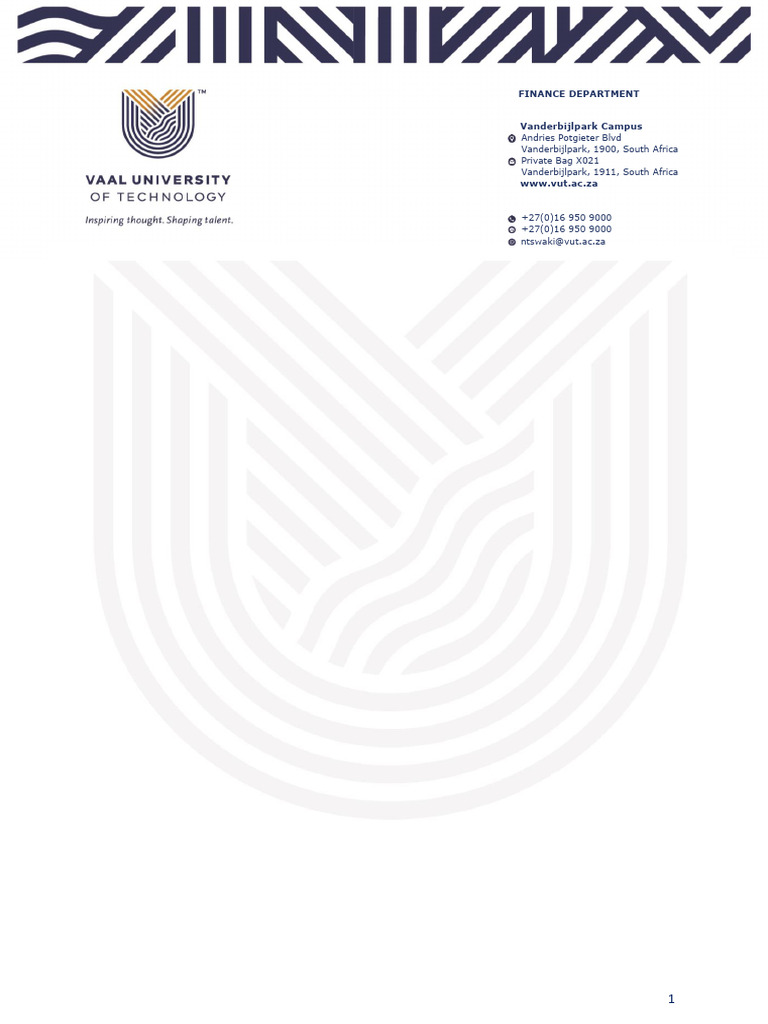 VUT Registration Refunds Update 2024 | PDF