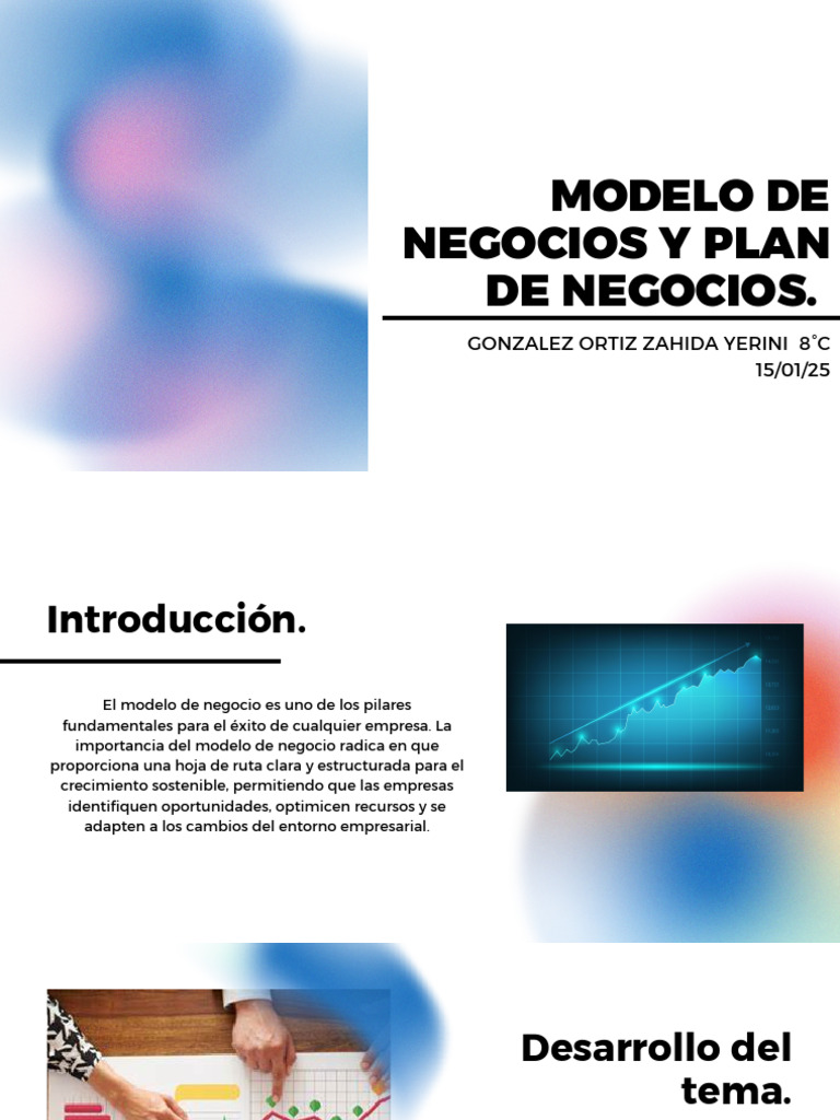 Modelos y Planes de Negocio | PDF | Plan de negocios | Modelo de negocio