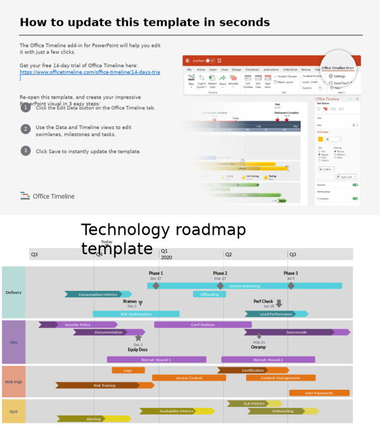 Technology Roadmap Powerpoint Template | PDF | Computing | Software