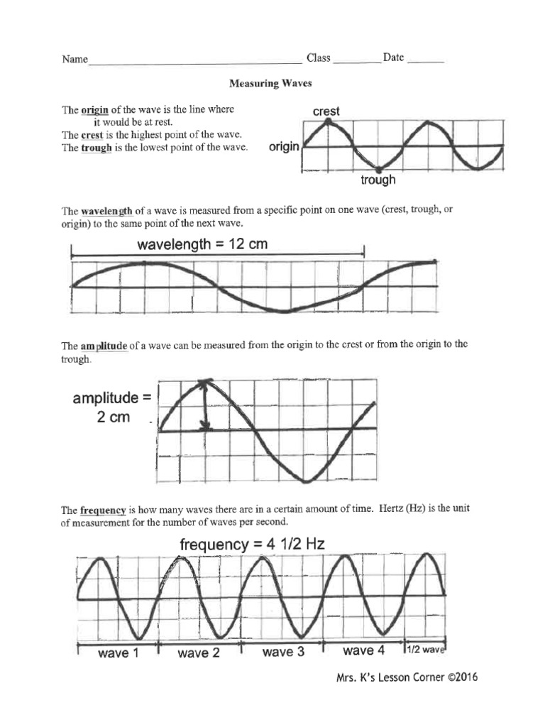 Kami Export - Student Copy Measuring Waves | PDF